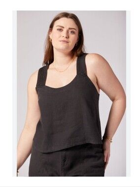 JOIE Sleeveless Linen Paisley Top